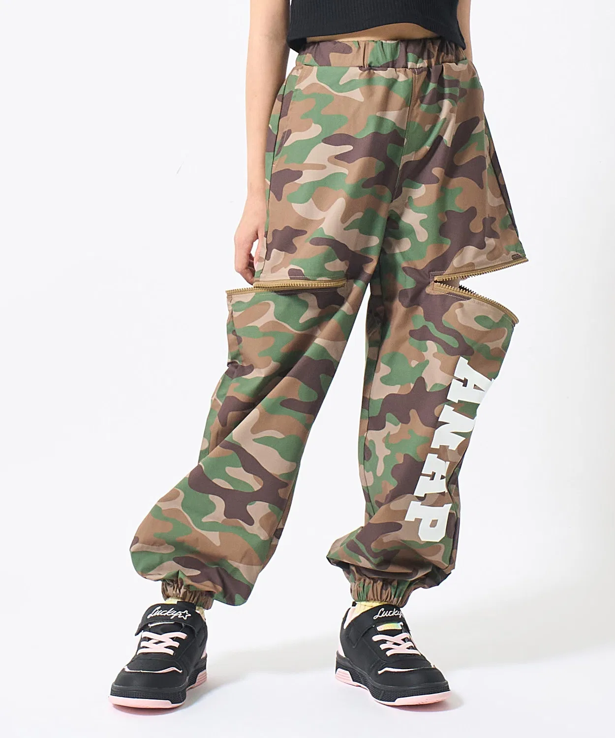 Детские штаны-джоггеры с боковой молнией ANAP kids, Khaki