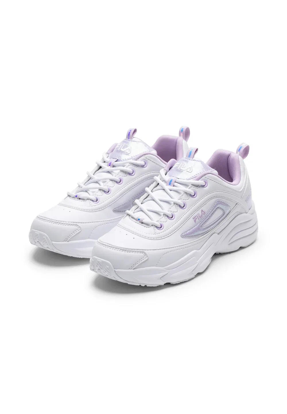 Обувь для подростков Skye - кроссовки Fila, White-Lavender Frost — фото 2