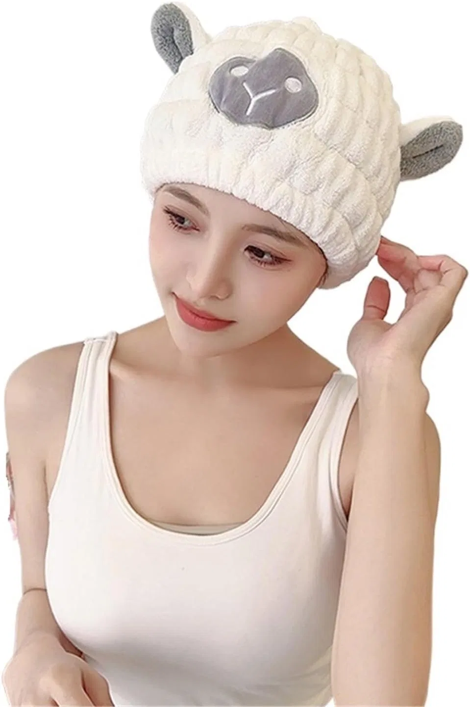 Шапочка для душа Microfiber Turban, DQZRTUECA, 1 шт, 20x20 см, Color 02