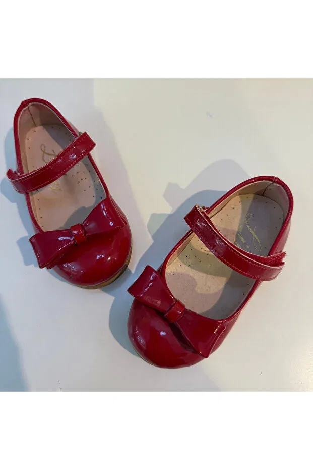Детские балетки для девочек из искусственной кожи Lika, Red