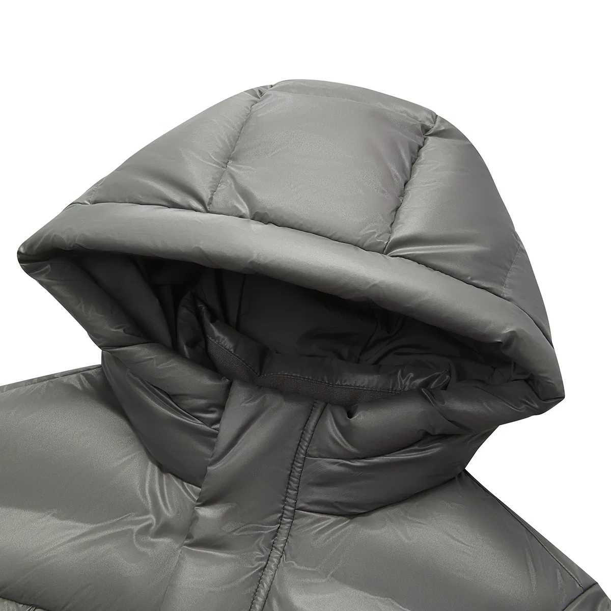 Детский пуховик с капюшоном FILA KIDS, Proton Gray — фото 4