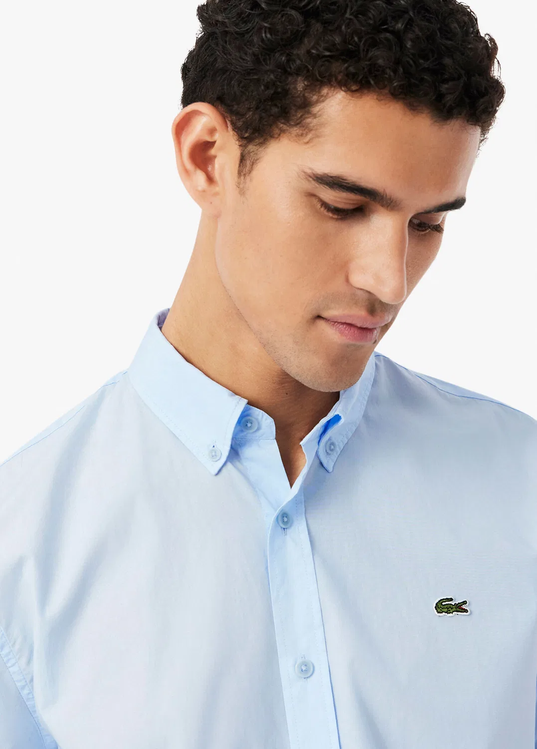Рубашка Lacoste Regular Fit, синяя — фото 3