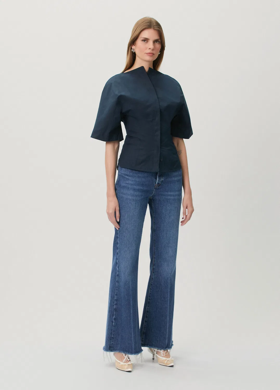 Блуза Jacquemus La Chemise, lacivert — фото 2