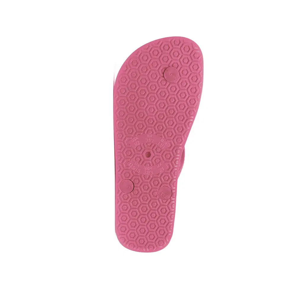Детские шлепанцы для девочек с рельефной подошвой Classic Brasil NL KID Brasileras, Pink — фото 2