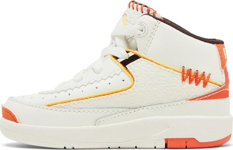 Кроссовки Maison Château Rouge x Air Jordan 2 TD United Youth International, кремовый — фото 3