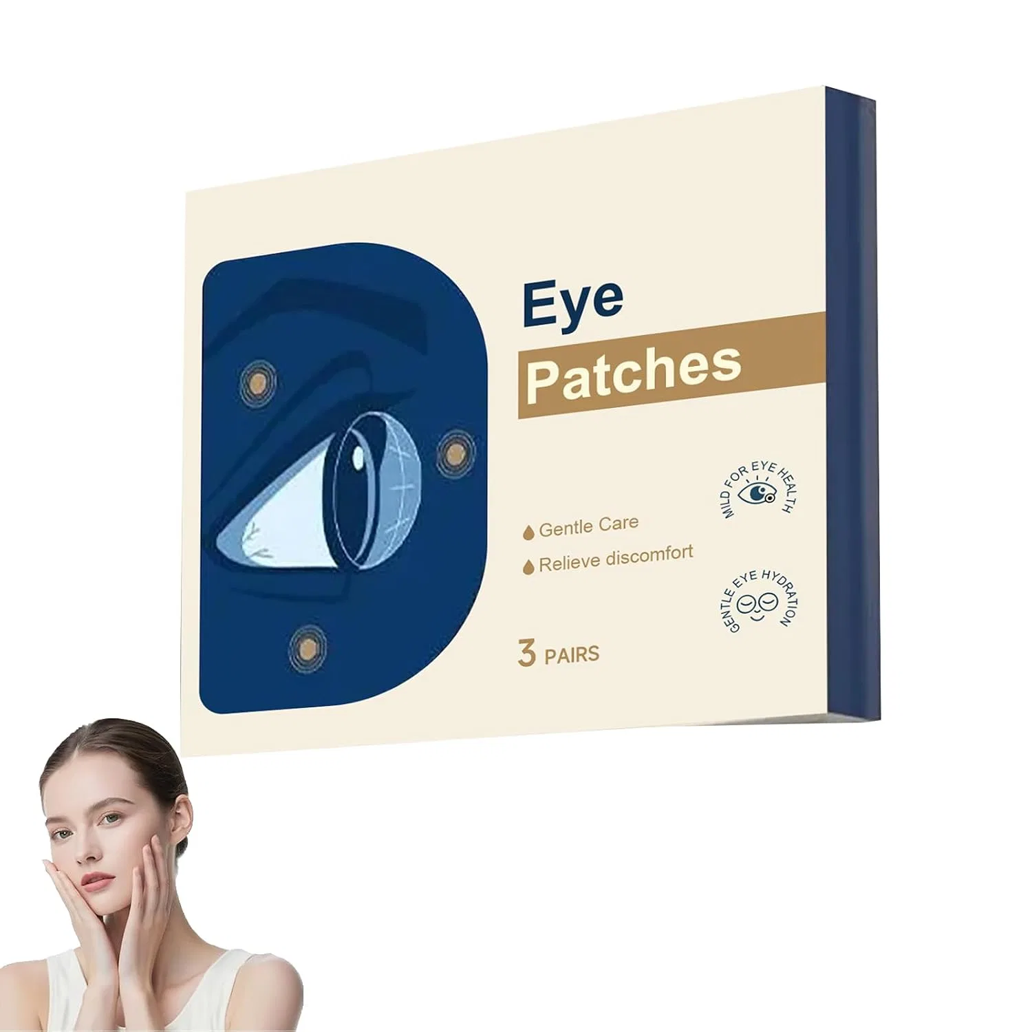 Маска для глаз Erfrischende Augenpads, Notgurli, 3 пары, 10 мл, 1PC