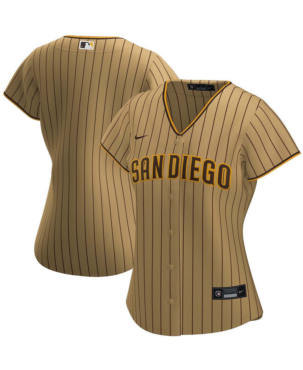 

Женская коричневая футболка san diego padres alternate team replica team Nike, Коричневый, Женская коричневая футболка san diego padres alternate team replica team Nike