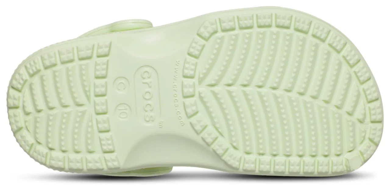Детские сабо Classic Crocs, цвет Frothy Green/Green — фото 4