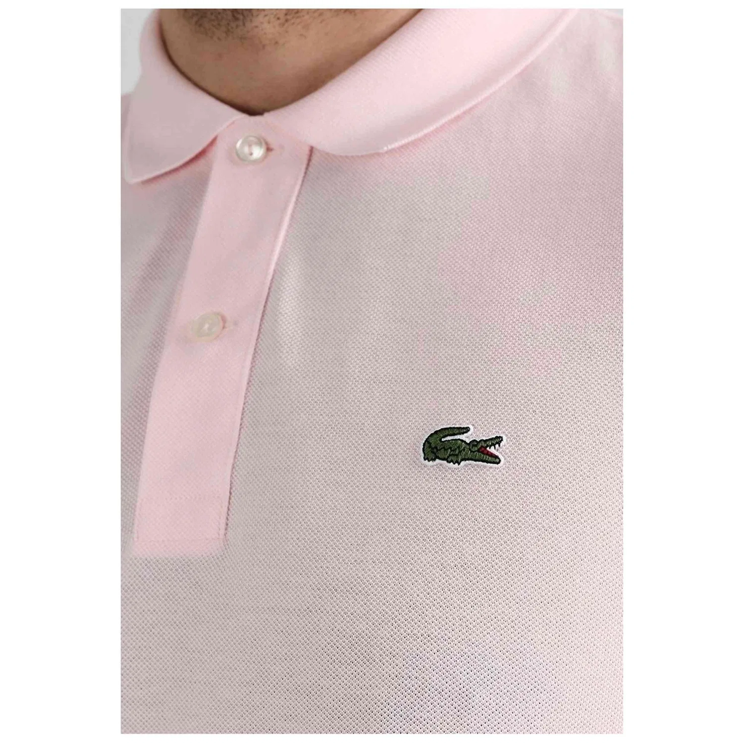 Мужское поло с коротким рукавом Lacoste PH4012 00 T 03-S, Rosa — фото 4