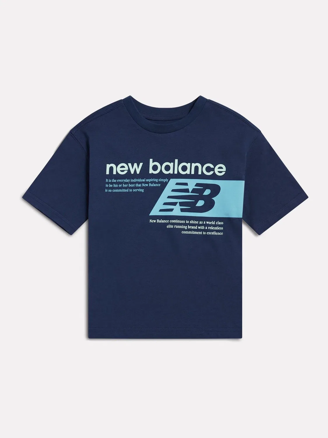 Футболка с принтом Players New Balance, синий