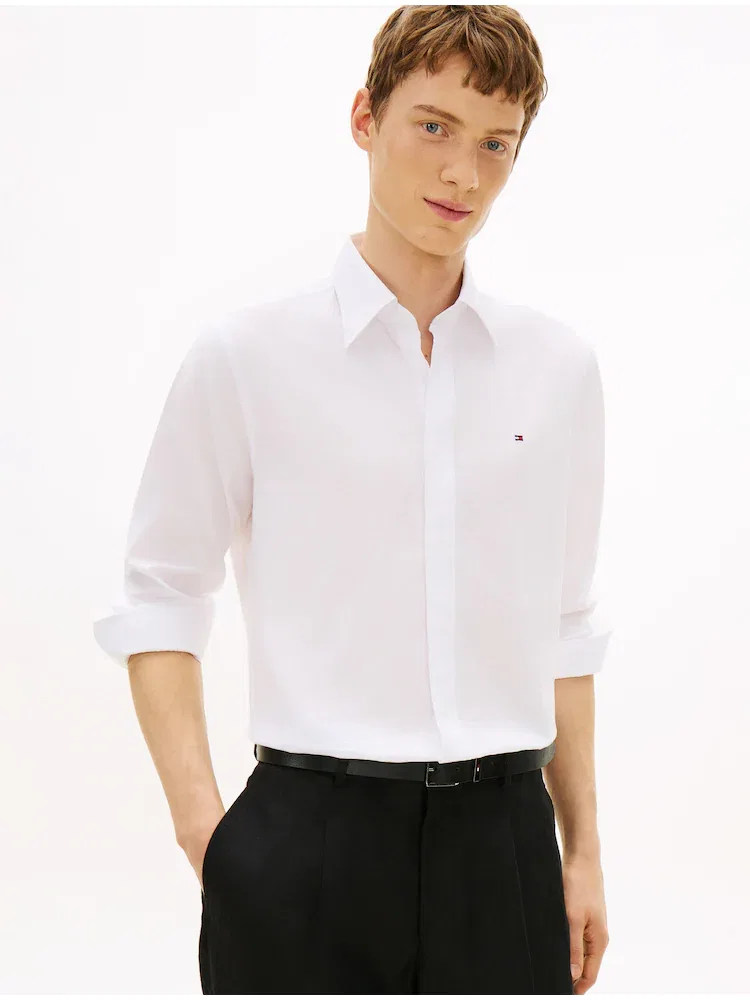 Рубашка из оксфорда Regular Fit TOMMY HILFIGER, White