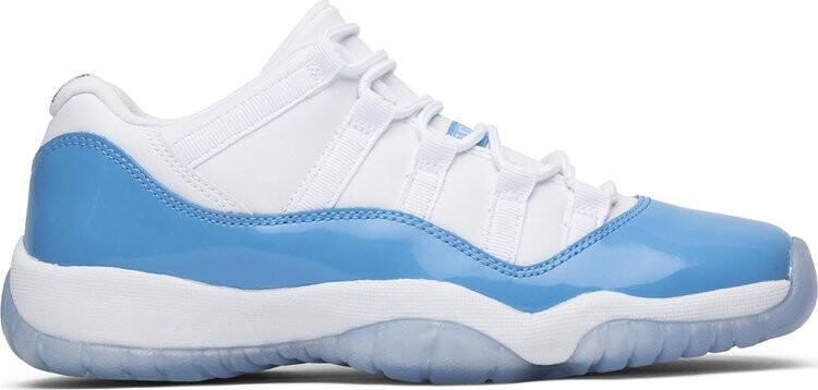 

Кроссовки Air Jordan 11 Retro Low GS UNC, белый, Белый;синий, Кроссовки Air Jordan 11 Retro Low GS UNC, белый