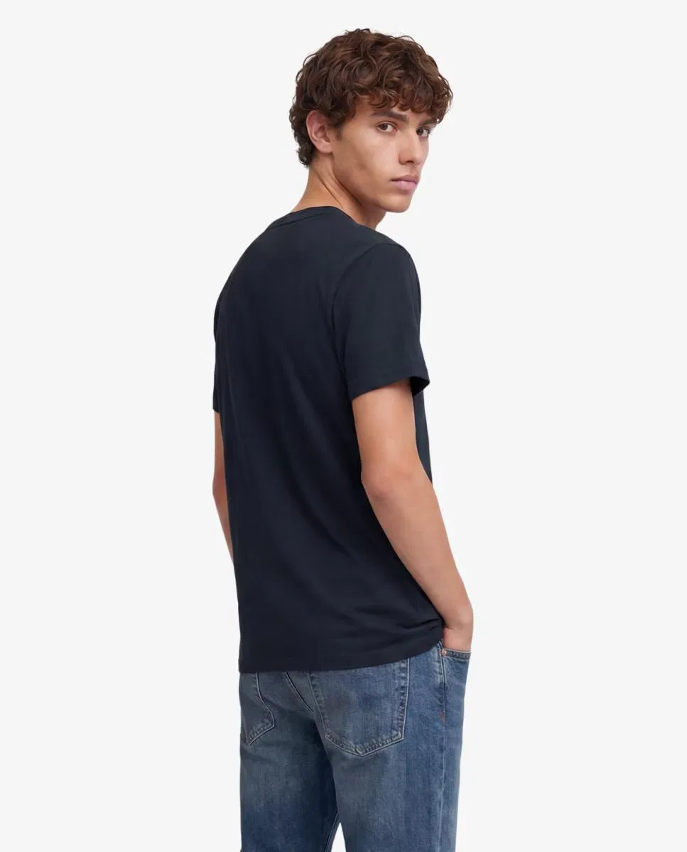 Мужская футболка с вышивкой, Essential Sdco Logo, Superdry, темно-синий — фото 2