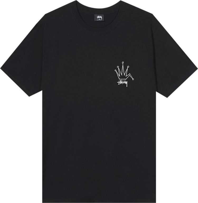 

Футболка Stussy Old Crown Tee 'Black', черный
