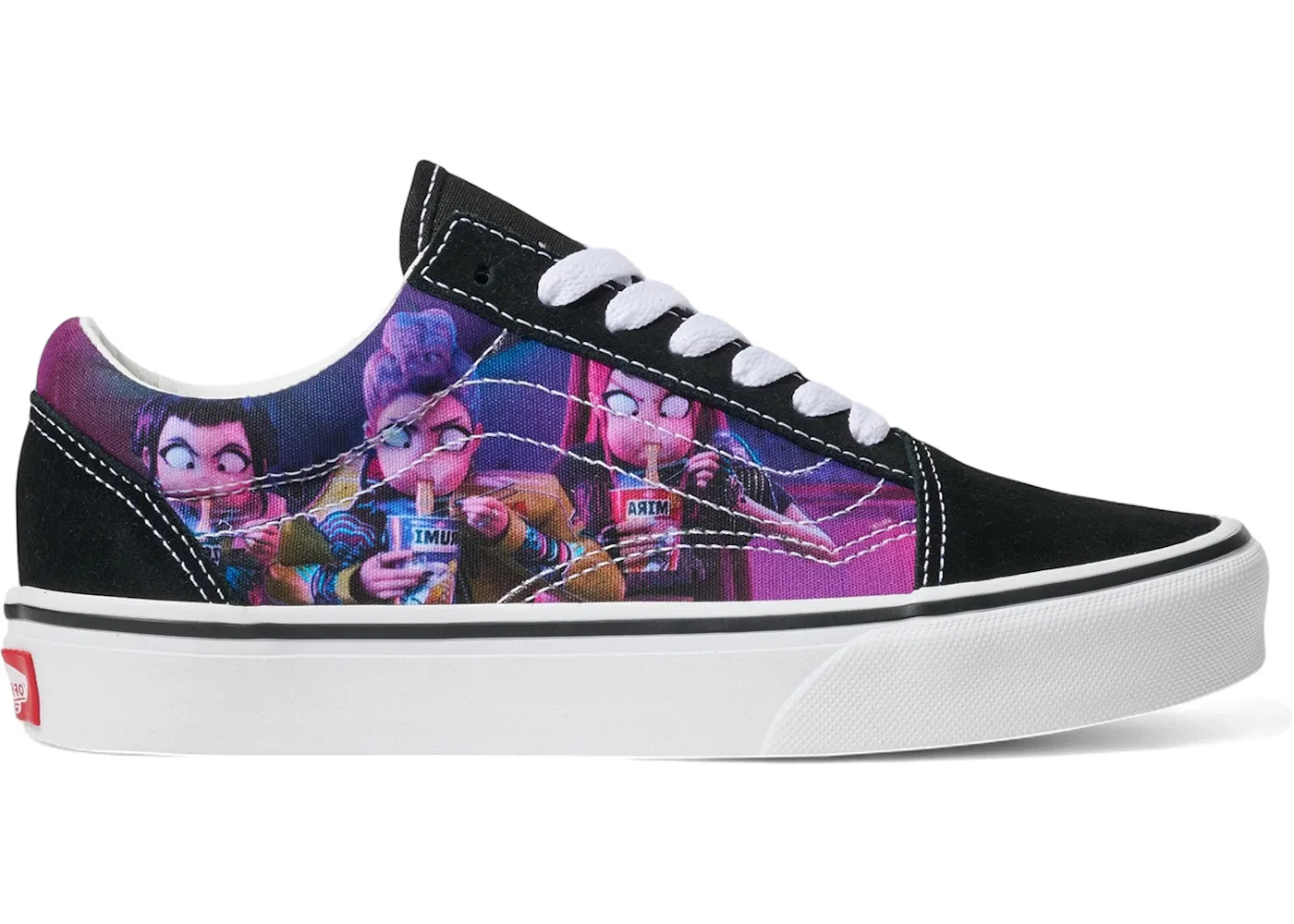 Детские кеды lifestyle с принтом Vans Old Skool, Black/Multi-Color