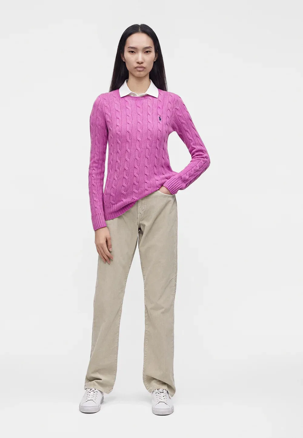 Джемпер с длинным рукавом «Джулианна» Polo Ralph Lauren, Thistle Pink — фото 2