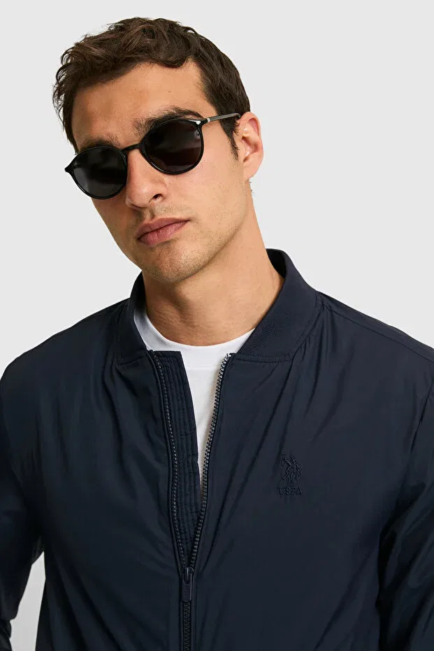 Мужское пальто с длинным рукавом U.S. Polo Assn., Navy Blue — фото 2