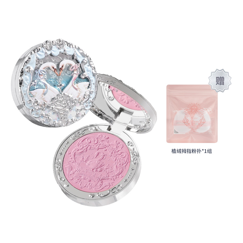 

Тональная пудра FlowerKnows Swan Ballet Fleece Mist Blush Matte Easy to Blend Natural 5g Flower Knows