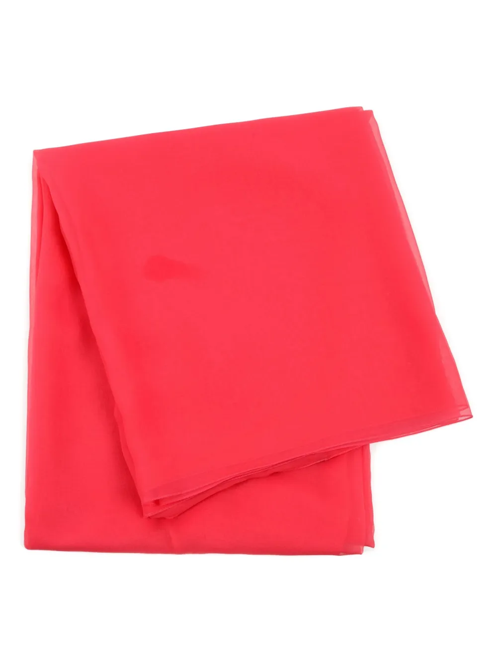 

Шелковый шарф Alberta Ferretti, красный