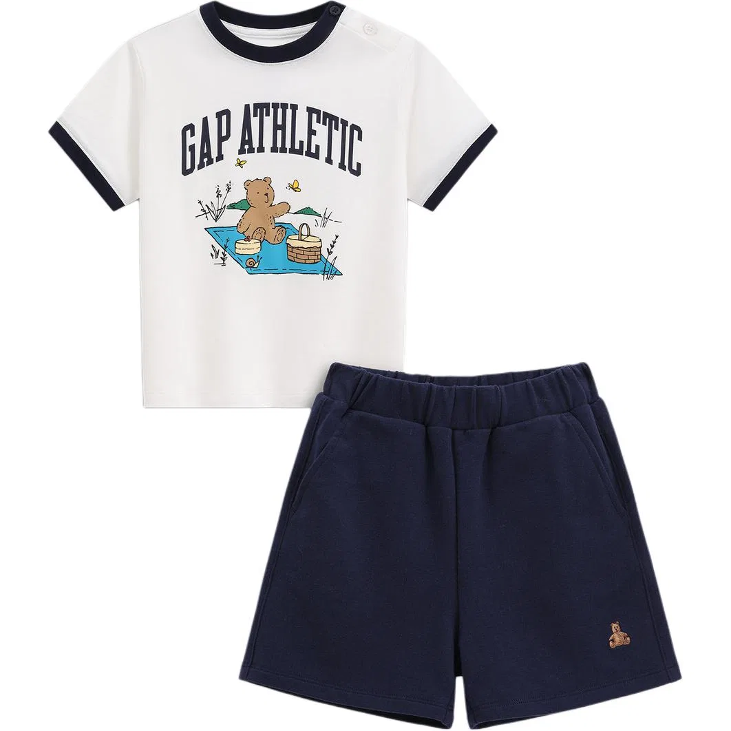 Детская спортивная одежда Casual с круглым вырезом GAP, Marine Blue
