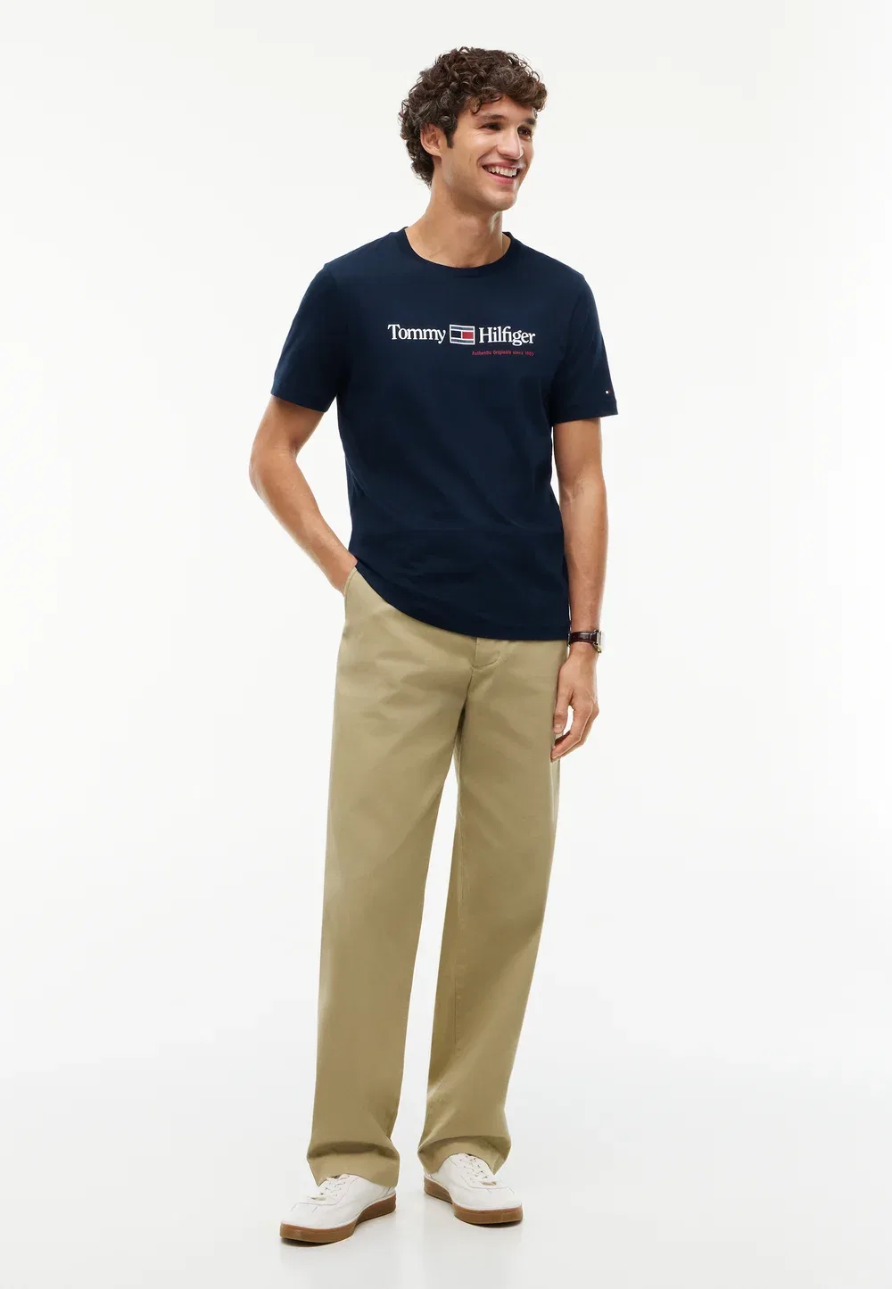 Футболка с графическим принтом - футболка с принтом Tommy Hilfiger, Navy Blue — фото 2
