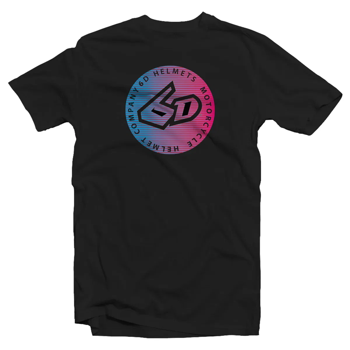 Футболка с принтом Fade Tee 6D, Черный