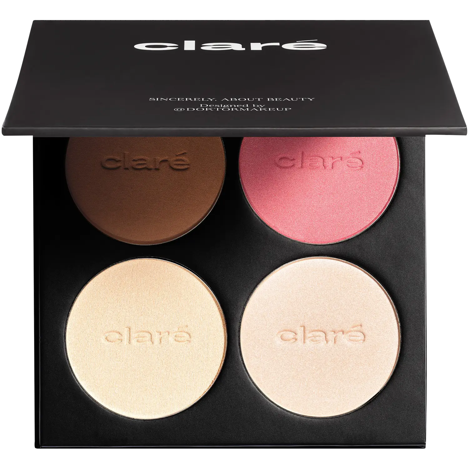 

Claré Makeup Surgery Палетка для контурирования лица для брюнеток Noir, 32 г