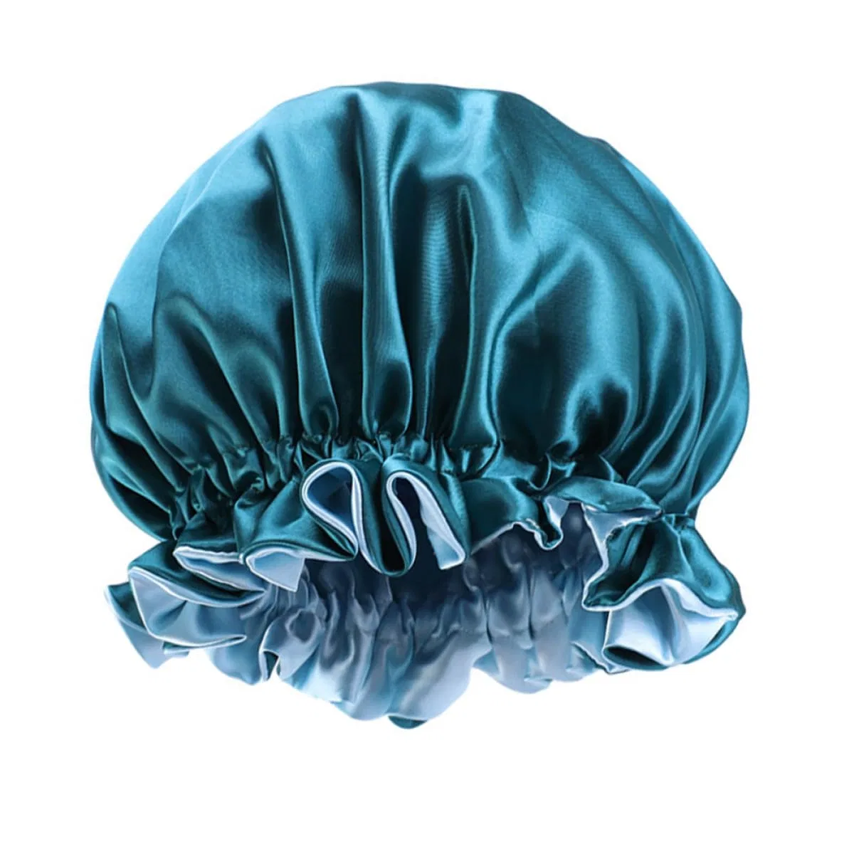 Шапочка для душа Satin Double Layer, Angoily, 36x36x1 см, Blue