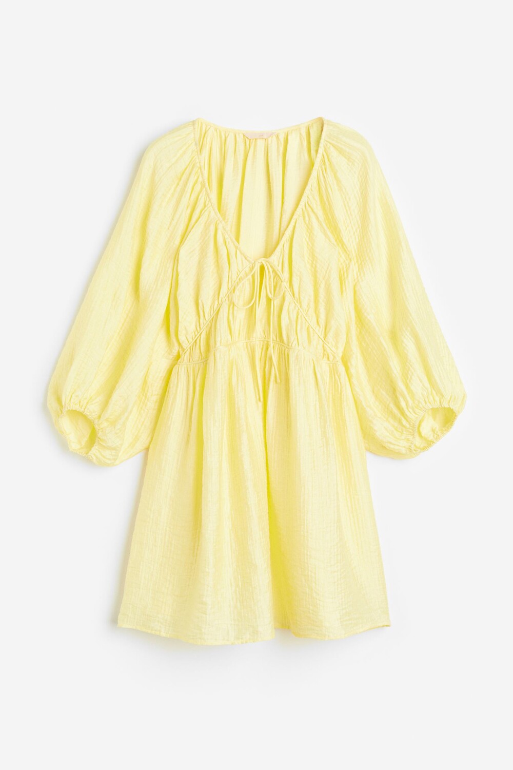 

Платье H&M Oversized Lyocell-blend, желтый