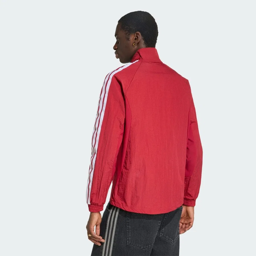 Куртка спортивная с воротником-стойкой Liverpool FC Home Anthem adidas, Красный — фото 2
