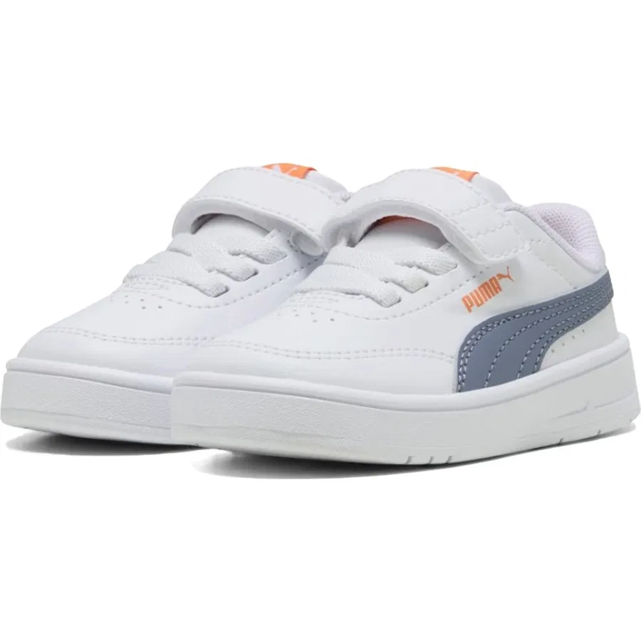 Детские кроссовки с принтом Court Classic Puma, Белый — фото 3