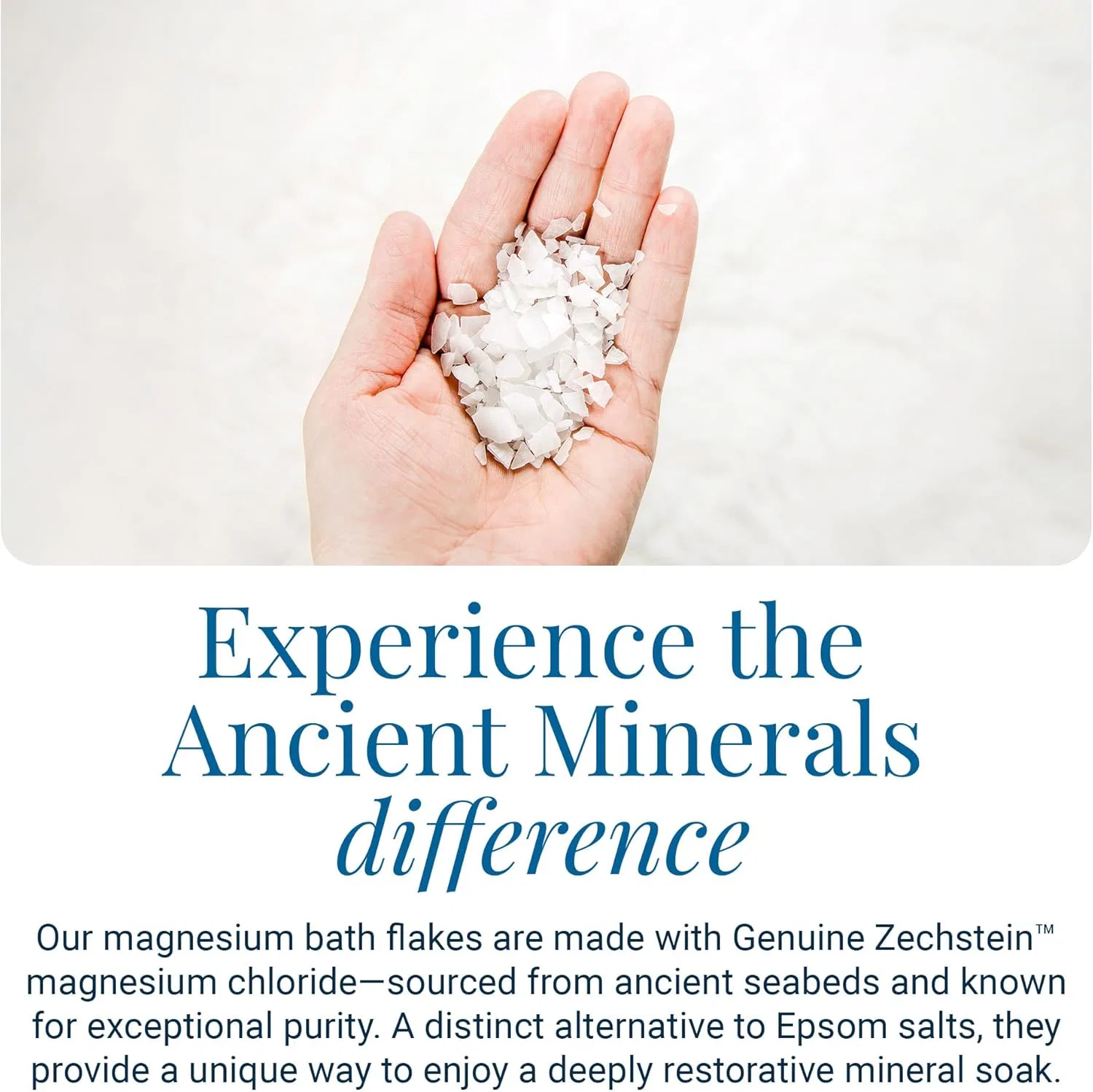 Соль для ванн Magnesium Flakes, Ancient Minerals, 3,629 кг — фото 4