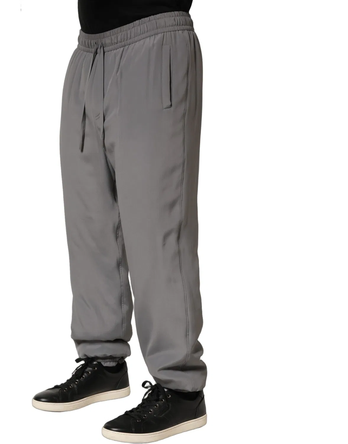 Мужские джоггеры с логотипом Jogger Pants Dolce & Gabbana, Gray — фото 3