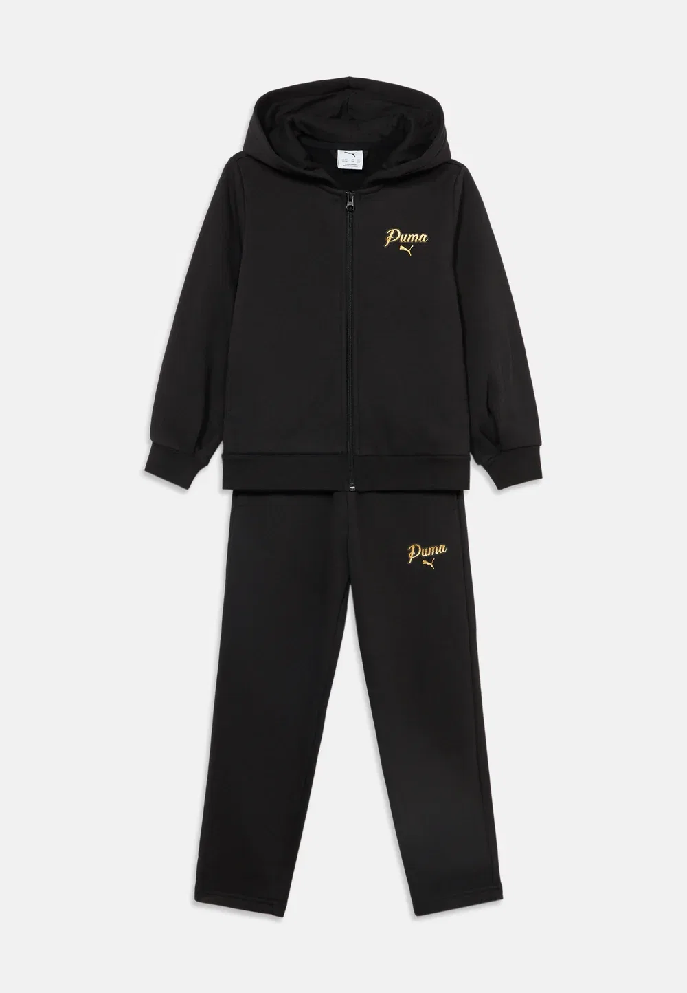 Универсальный спортивный костюм с блестками и надписью Puma, Black
