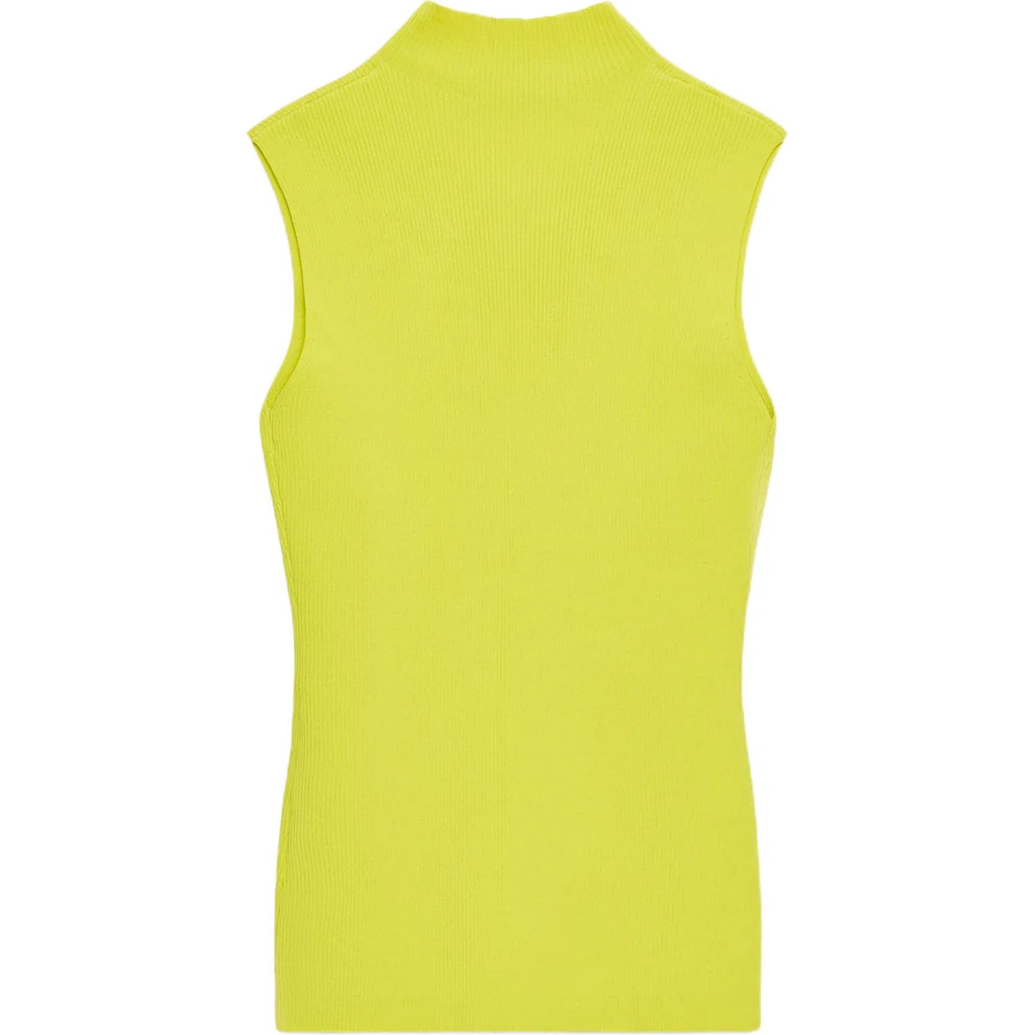 Женский топ без рукавов ZARA, Lime Yellow — фото 3