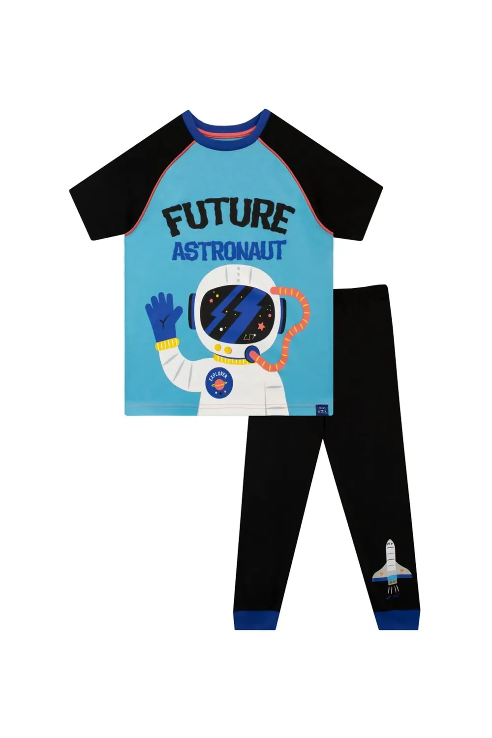 Детская пижама с принтом Future Astronaut Harry Bear, Black