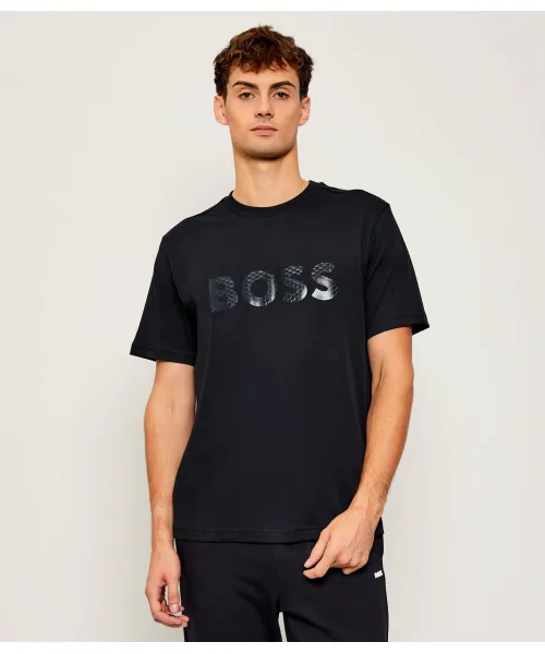 

Футболка с зеркалом — культовая Regular fit Boss Green, синий