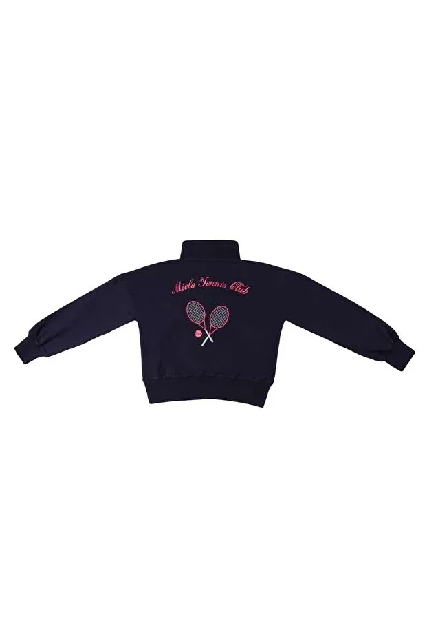 Детские свитшот для девочек с длинным рукавом Tennis Club Miela Kids, Navy Blue