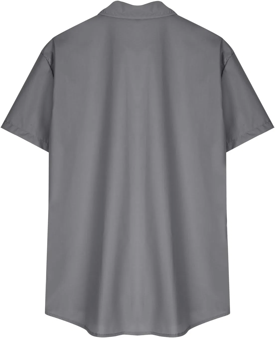 Мужская рубашка с коротким рукавом Slim Fit, Gray — фото 4