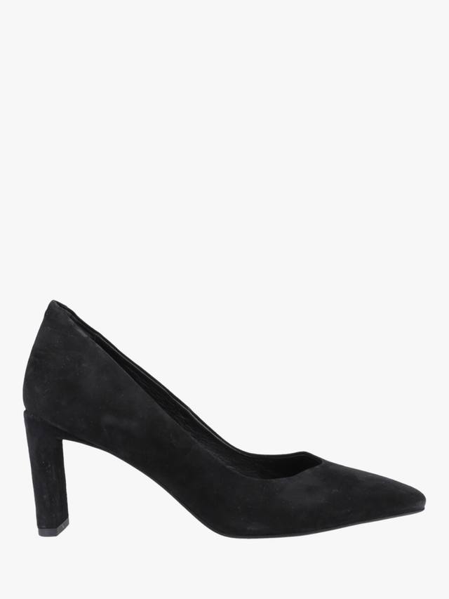 Туфли Olivia на устойчивом каблуке из замши Hush Puppies, Black