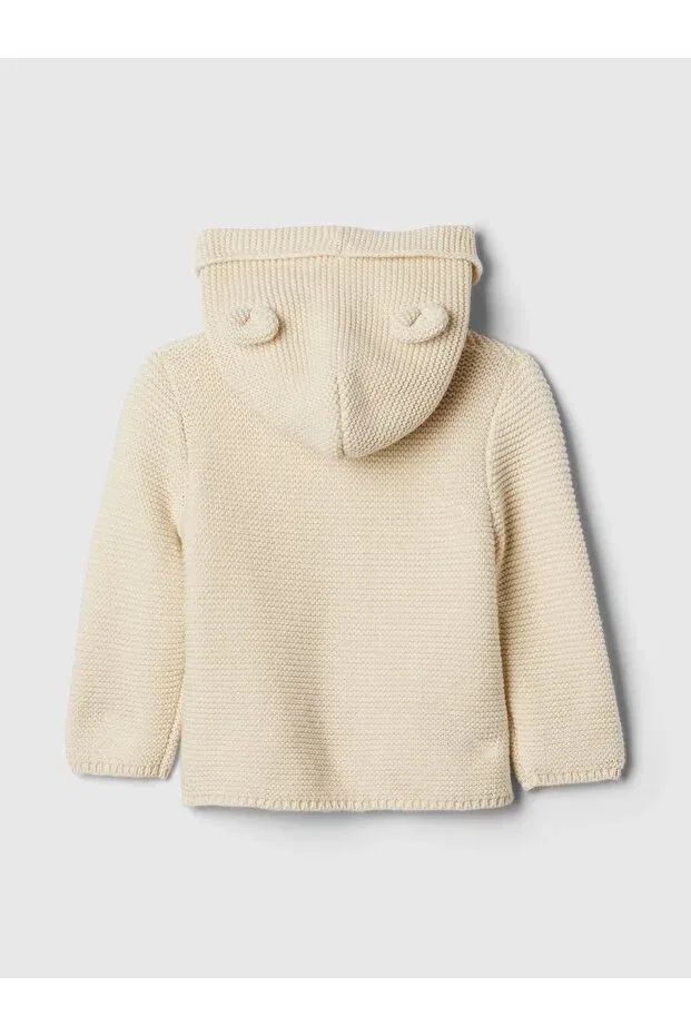 Детский кардиган для девочек с аппликацией Brannan Bear Gap, Beige-002 — фото 2