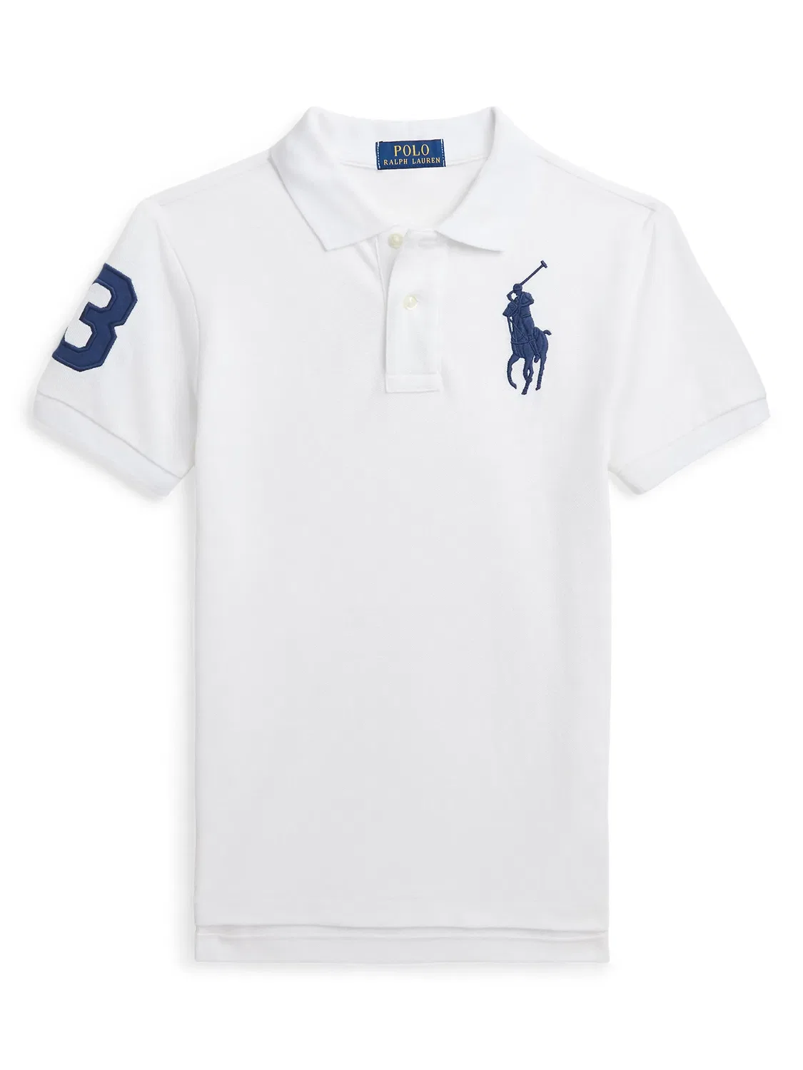 Поло с эмблемой пони Polo Ralph Lauren, белый
