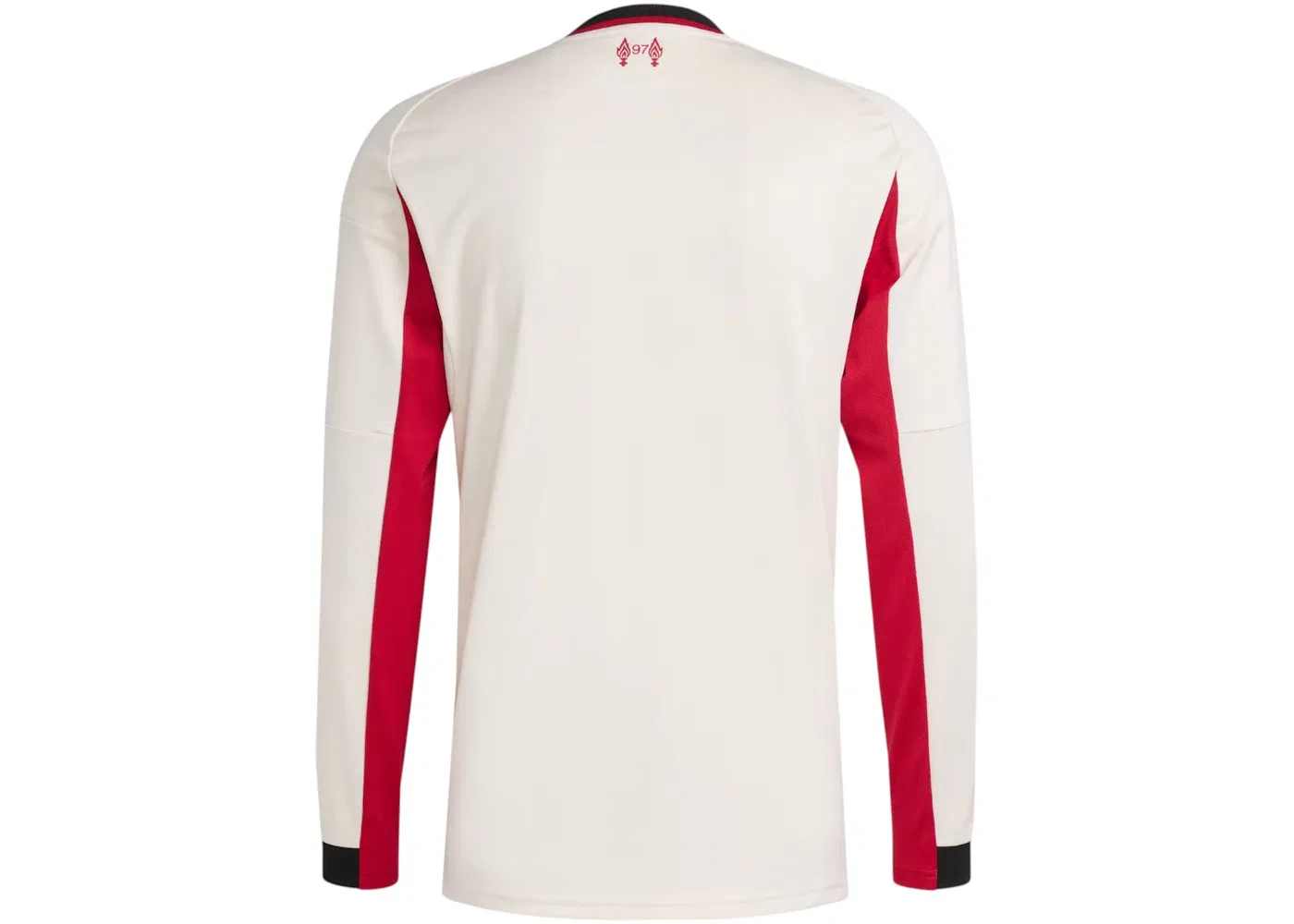 Мужская футболка с длинным рукавом Liverpool FC 2025/26 L/S Away Jersey Adidas, Wonder White — фото 2