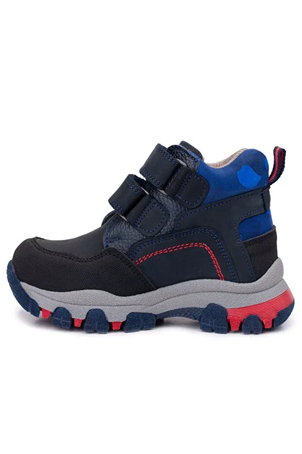 Детские ботинки для девочек с принтом Trekking Süperland, Navy Blue — фото 4