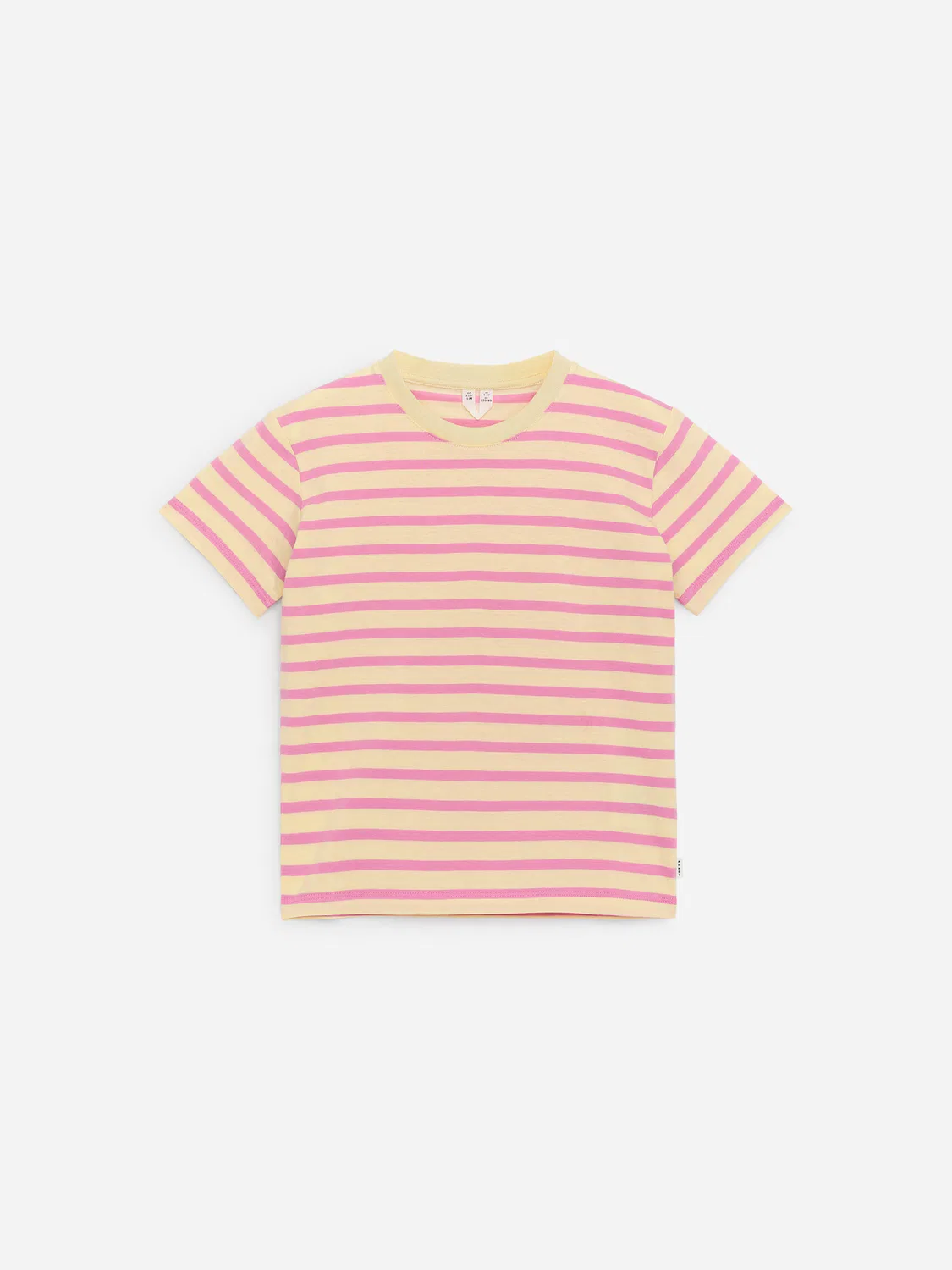 Футболка с круглым вырезом, комплект из 2 штук Arket, Rosa/Gelb — фото 3