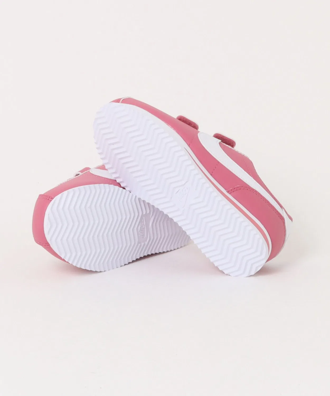 Детские кроссовки на липучках Nike Cortez LTR Littles PSV, розовые — фото 3