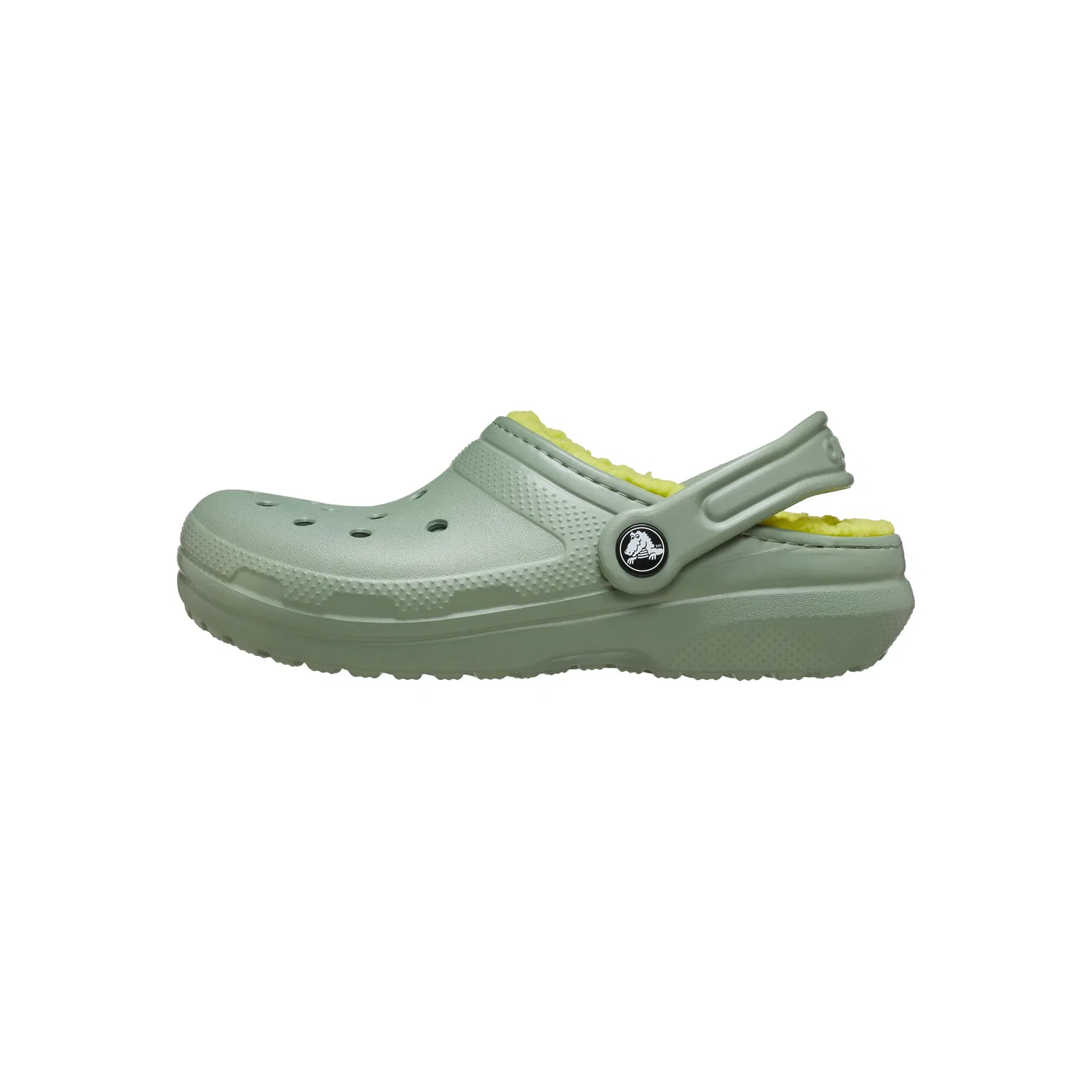 Сабо детские с подкладкой Classic Lined Clog K Crocs, зеленый