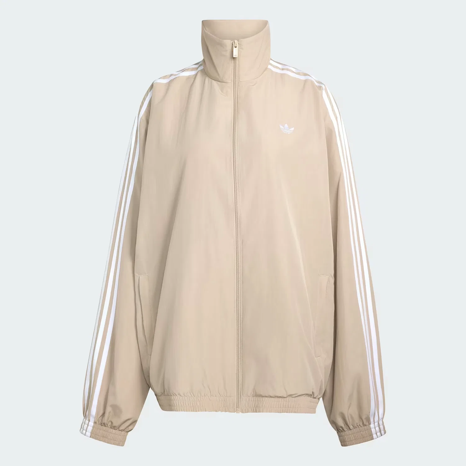 Женская олимпийка на молнии Firebird Adilenium Adidas Originals, хаки/белый — фото 4