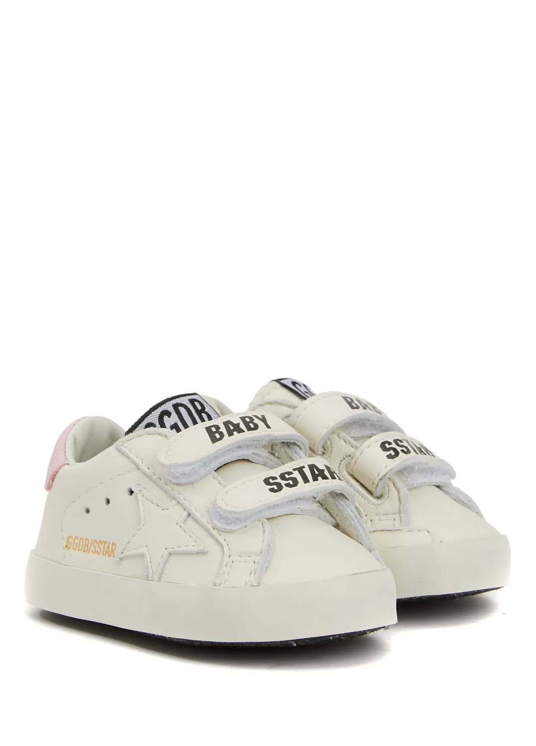 Кроссовки детские Golden Goose Super-Star, pink-white — фото 2