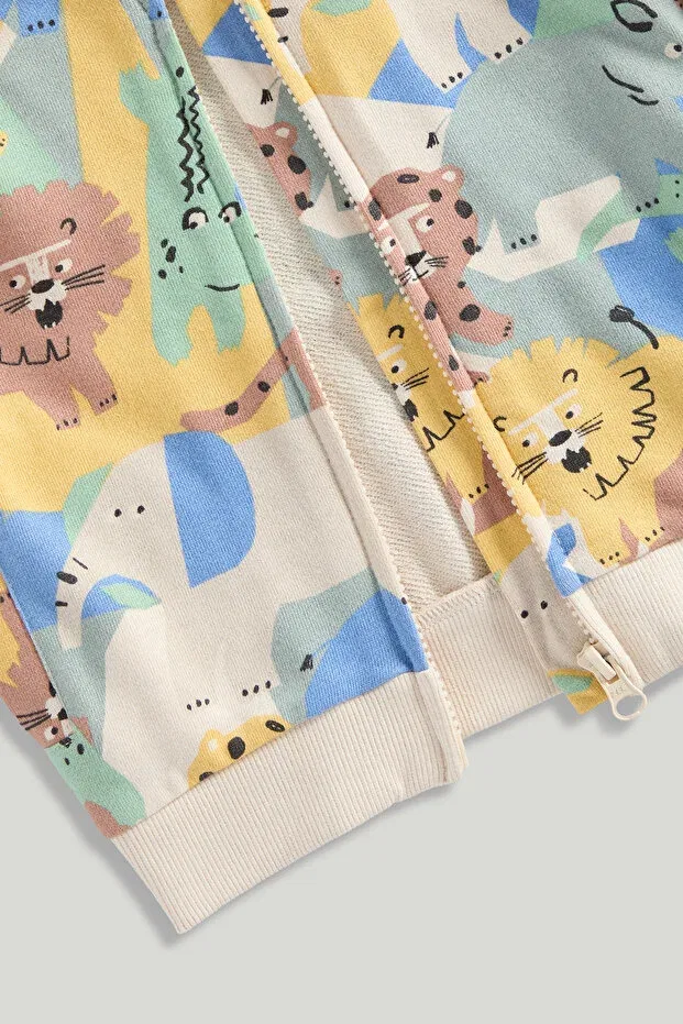 Детский кардиган с капюшоном Mothercare, Multicolor — фото 3